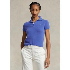 [해외] 랄프로렌 Slim Fit Cashmere Polo Shirt 638621_Maidstone_Blue_Maidstone_Blue