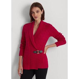 [해외] 랄프로렌 Buckled Cotton Sweater 541543_Classic_Red_Classic_Red