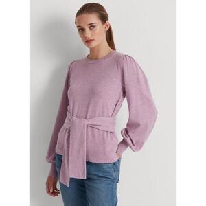 [해외] 랄프로렌 Belted Cotton Blend Sweater 630760_Scottish_Primrose_Heather_Scottish_Primrose