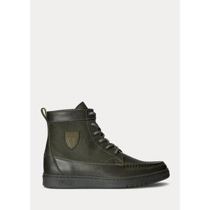 [해외] 랄프로렌 Ranger II Leather &amp; Oxford Sneaker Boot 631727_Squadron_Green_Squadron_Green